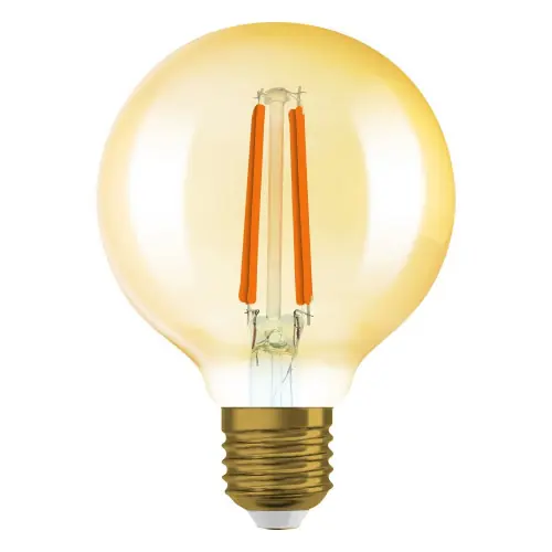 Nouveauté Lot de 2 Led globe 80 à filament ambre 55 w chaud OSRAM - OSRAM