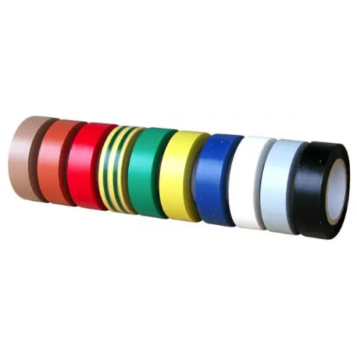 10 rouleaux de ruban adhésif PVC électricien multicolores – OUTIFRANCE Populaire