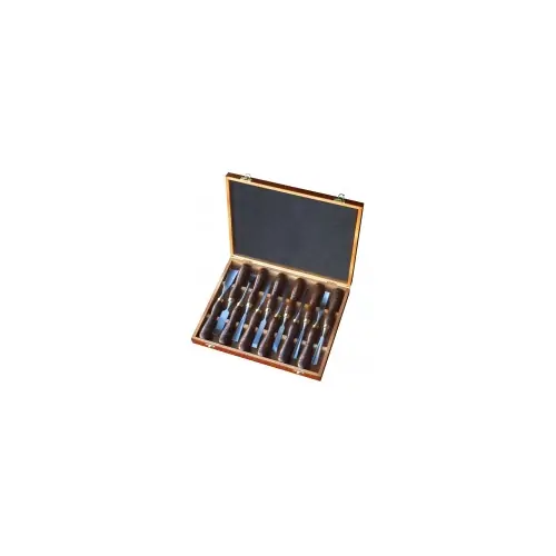 12 Outils de sculpteur manche bois Pro – OUTIFRANCE Promotion