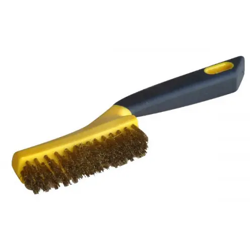 Jusqu&rsquo;à Épuisement Des Stocks Brosse métallique (4 rangs fils laitonné ondulés) – OUTIFRANCE