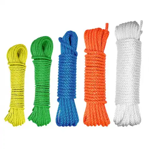 Solde Cordage polypropylène - Jaune 8 mm 25 m 750 g - OUTIFRANCE