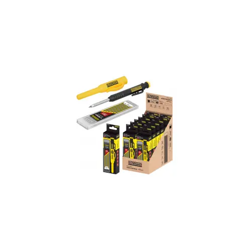 Crayon porte-mine tige longue Porte-mine+ étui 6 mines graphites - OUTIFRANCE Must-Have