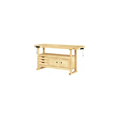 Solde Etabli bois 1,50 m a caisson 1,50 m 0,50 m 0,82 m 54 kg - OUTIFRANCE