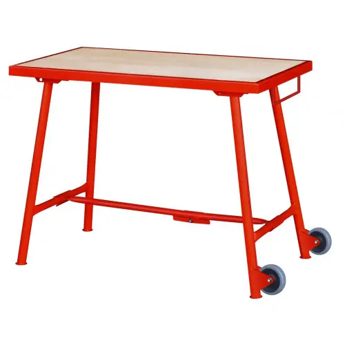 Offre Limitée Etabli de monteur pliant pro à roues H820 x l610 x L1080 mm - OUTIFRANCE