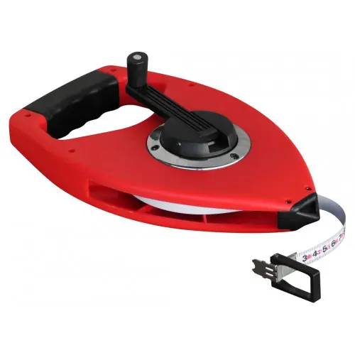 Livraison Express Mesure longue démultipliée ruban acier - 13 mm 30 m - OUTIFRANCE