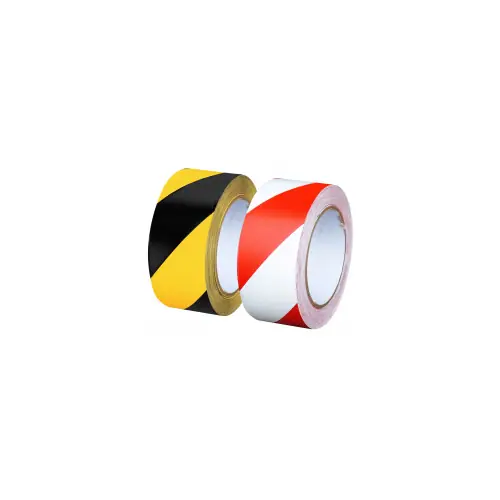 Ruban adhesif signalisation pvc Ruban PVC spécial sol 33 m x 50 mm Rouge / blanc - OUTIFRANCE Livraison Express