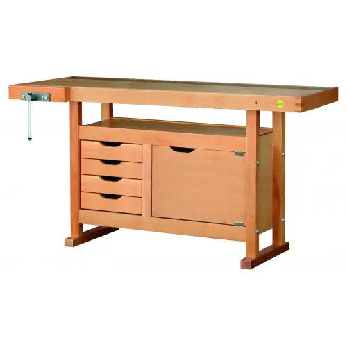 Bon Marché Établi 1.50x0.50m 4tiroirs+1 porte - OUTIFRANCE