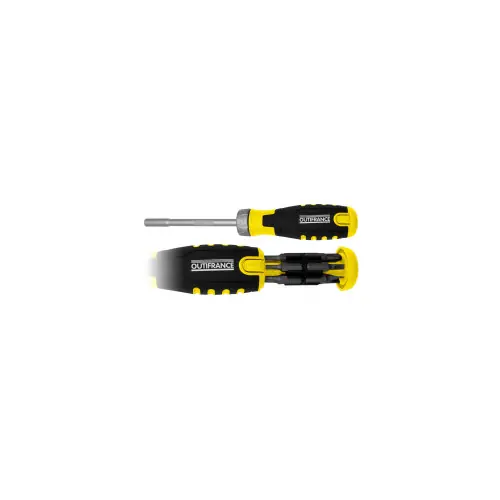 Tournevis porte-embouts a cliquet Tournevis + 12 embouts - OUTIFRANCE Commande En Gros