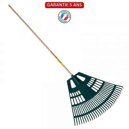 Balai à gazon 76 cm polypro manche 1,50 m, outil à main pour le jardin et le potager - PERRIN Petit Prix
