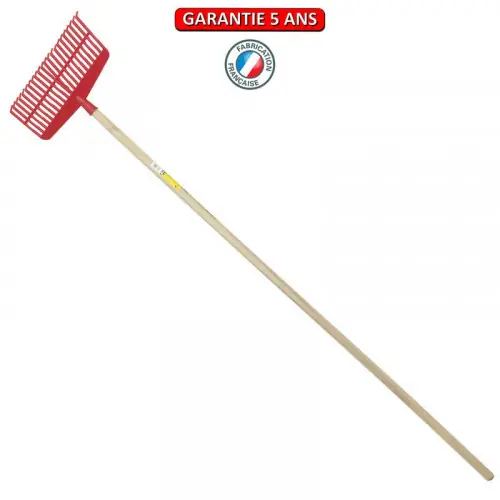 Expédition Rapide Balai à gazon polymere 39 cm manche 1,65 m - PERRIN