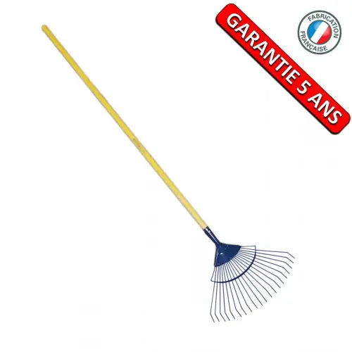 Vente Flash Balai à gazon professionnel 20 dents rondes - Manche fibre 1,50 m - PERRIN