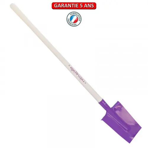 Haute Qualité Bêche standard manche pomme 105cm - Bêche 24cm - Framboisine - PERRIN