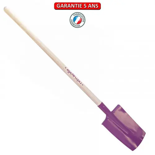 Petit Prix Bêche standard manche pomme 105cm- Bêche 28cm - Framboisine - PERRIN