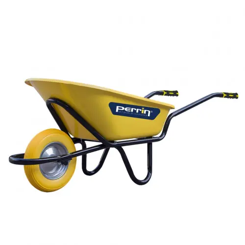 Must-Have Brouette 100 L roue increvable - charge 320 kg châssis renforcé - PERRIN