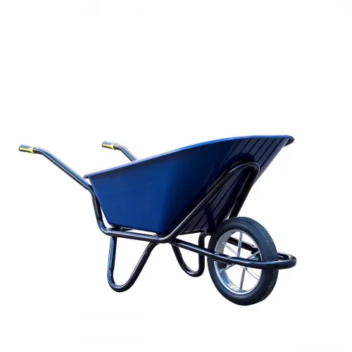 Brouette 120 L roue pleine - charge 320 kg PEHD renforcé - PERRIN Achat Immédiat