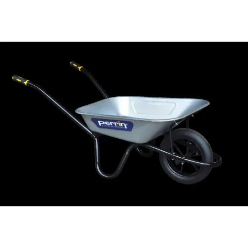 Brouette Dynamic roue pleine - caisse galvanisée - usage chantier - PERRIN Commander Vite