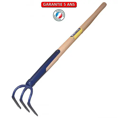 Vente Flash Croc à rosiers 3 dents 10 cm – manche 135 cm – outil de jardin – PERRIN