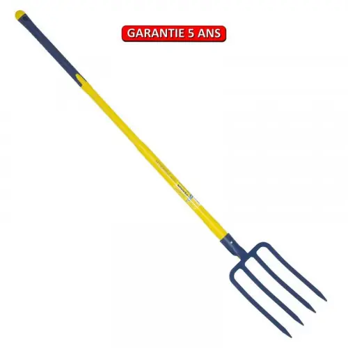 Paiement Sécurisé Fourche a becher a douille - manche trigripp pomme 110 - 4 dents triangulaires - PERRIN