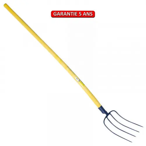 Commander Maintenant fourche à fumier douille 4 dents manche composite courbe 135 - PERRIN