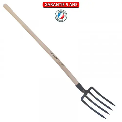 Fourche de 27cm, manche 100cm - Gris algue - PERRIN Nouvel Arrivage