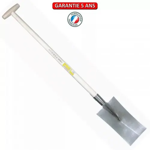 Nouvelle Collection Louchet maçon de 32 cm - manche béquille tournée 80 cm - PERRIN