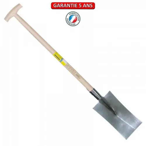 Expédié Aujourd'hui Louchet Nord de 28 cm - manche béquille fraisée 95 cm - PERRIN