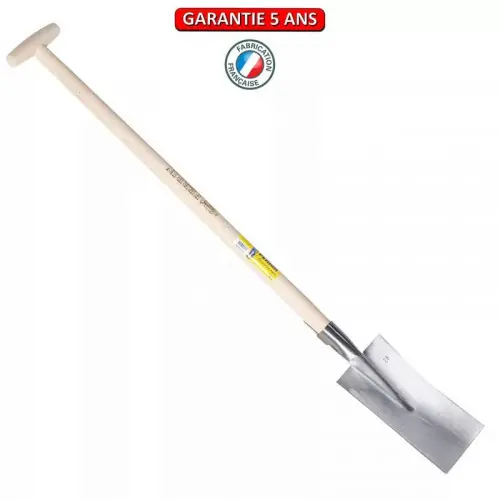 Louchet Nord de 30 cm - manche béquille tournée 91 cm - PERRIN Produit De Marque