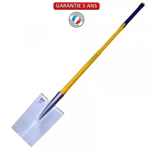 Louchet Senlis de 28 cm emmanché composite 1,10 m - rebords montés - PERRIN Pas Cher