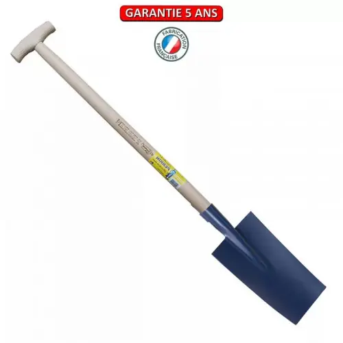 Louchet Senlis peint 30 cm - manche béquille fraisée 80 cm - PERRIN Meilleur Prix