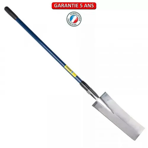 Bon Marché Louchet terrassier à anneau 40 manche composite bleu 106 cm - PERRIN