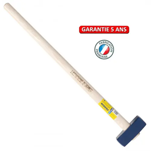 Masse Bati Couple 4 kg - manche bois 90 cm PEFC - outil de frappe - PERRIN Meilleur Choix