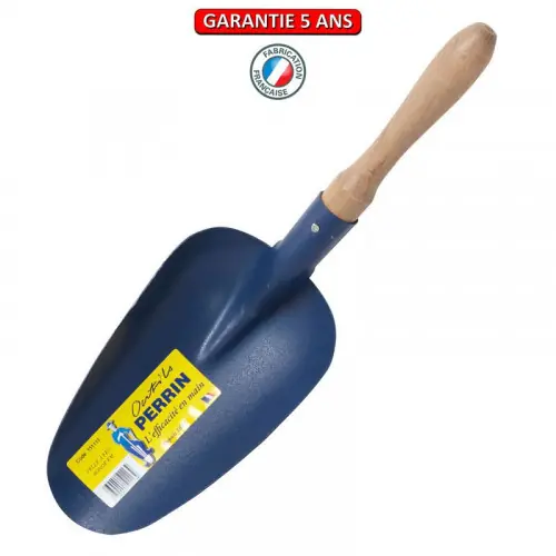 Pelle à terreau, pelle à pellet, Pelle à feu ronde emmanchée - PERRIN Remise