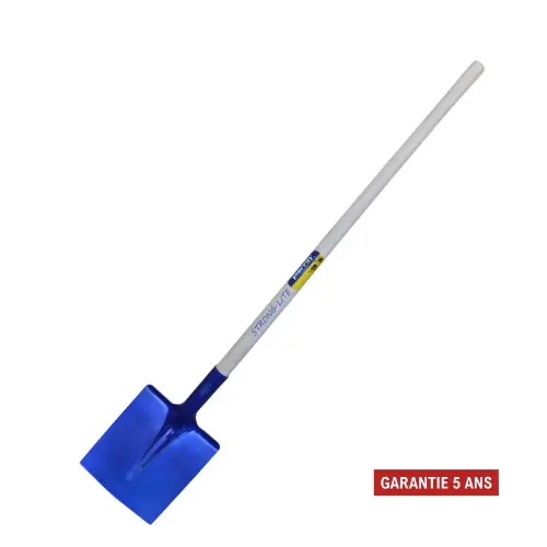 Satisfait Ou Remboursé Pelle aluminium carrée - 25 cm - Strong-Lite manche bois PEFC - PERRIN