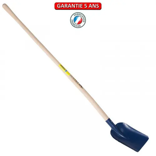 Pelle charentaise de 17 emmanché manche courbe 1,35 m - PERRIN Solde