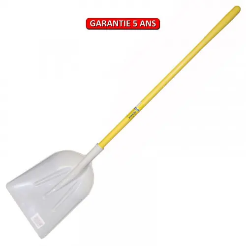 Populaire Pelle plastique blanche alimentaire manche nupla droit + etiquette alimentaire - PERRIN