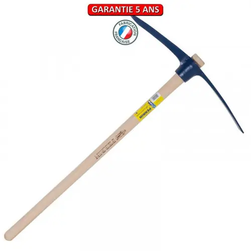 Pioche terrassier œil rond 2,5 kg - Emmanché droit 100 cm - PERRIN Meilleure Vente