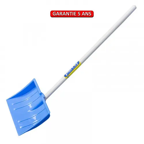 Poussoir à neige enfant 24,5 cm - bleu - manche pomme 66 cm - PERRIN Expédié Aujourd'hui
