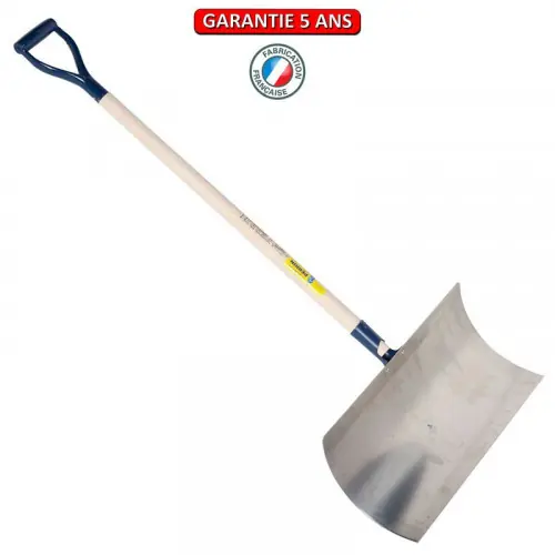 Offre Exclusive Poussoir à neige Gratte large aluminium 75 cm manche poignée YD, pour le déneigement - PERRIN