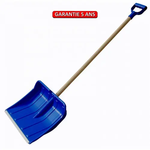 Poussoir à neige polypro 490 x 370 cm manche poignée plastique, outil pour le déneigement - PERRIN Commander Maintenant