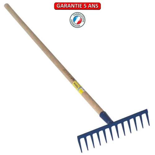 Râteau 14 dents droites emmanché 1,65m - PERRIN Offre Spéciale