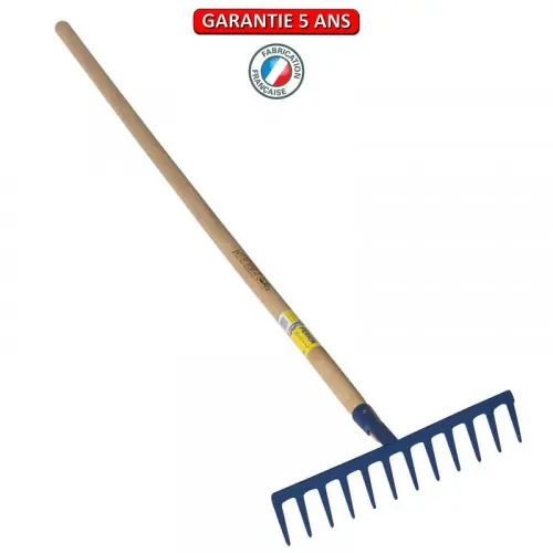 Prix Cassé Râteau forgé 12 dents droites manche 1,65 m - PERRIN