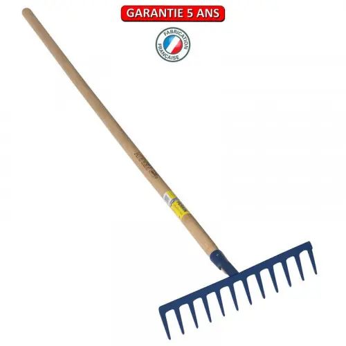 Râteau forgé 16 dents droites manche 1,65 m - PERRIN Offre Spéciale