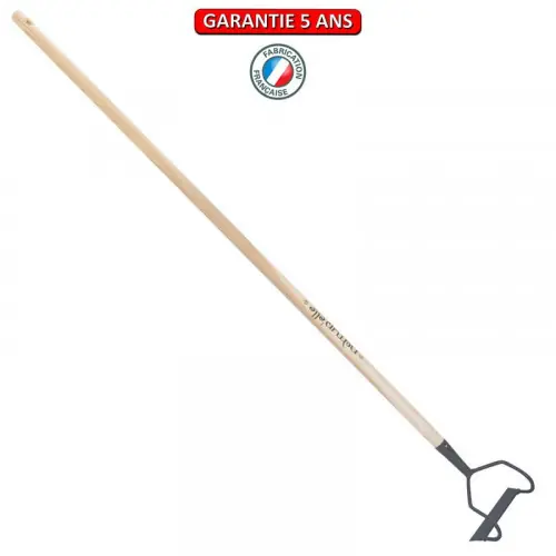 Expédition Rapide Ratissoire à tirer de 16cm, manche 130cm - Gris algue - PERRIN
