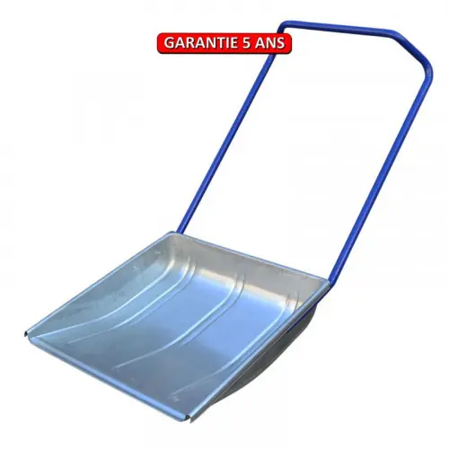 Traineau à neige galva petit modèle 600 x 600 manche ergo, outil pour le déneigement - PERRIN Acheter Direct