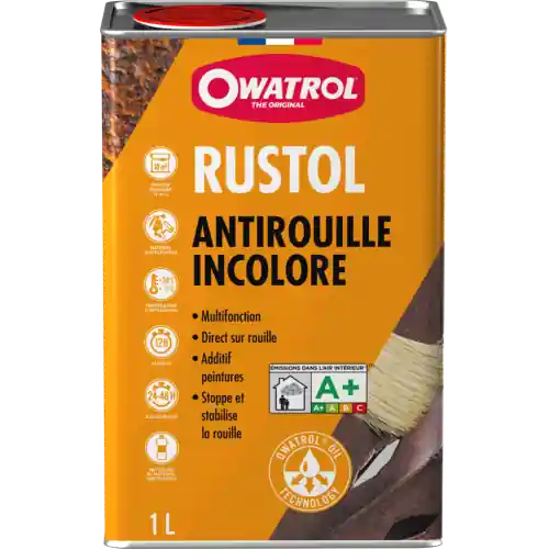Offre Limitée Protection antirouille extérieur / intérieur Rustol OWATROL, incolore, 1 l – OWATROL