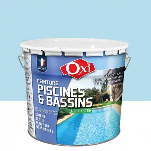 Vente Flash Peinture piscine et bassin extérieur OXYTOL, bleu, 10 l – OXI
