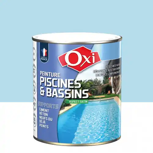 Expédié Aujourd'hui Peinture piscine et bassin extérieur OXYTOL, bleu, 2.5 l - OXI