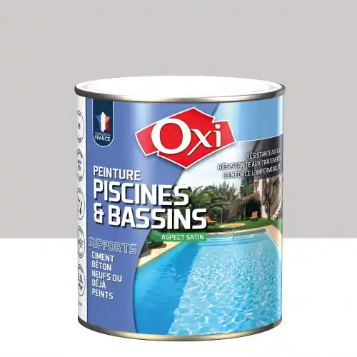 Nouveauté Peinture piscine et bassin extérieur OXYTOL, gris, 2.5 l - OXI