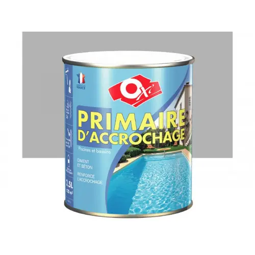 Primaire Piscine Et Bassin Extérieur Oxytol, Gris, 2.5 L - OXI Achetez Aujourd'hui