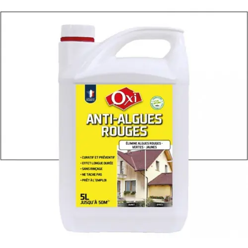 Traitement façade OXYTOL, 5 L Spécial Algues-rouges - OXI Affaire À Saisir